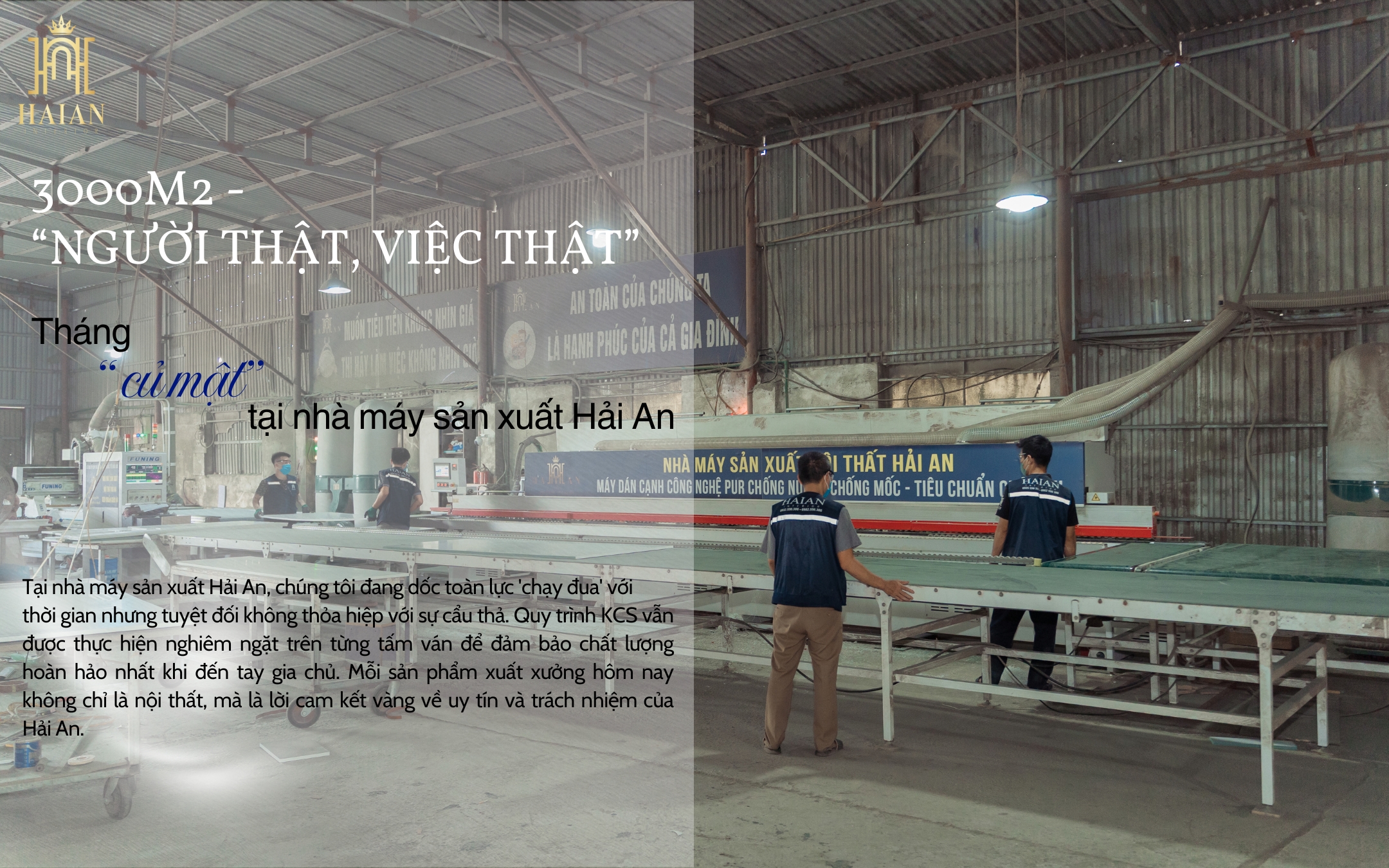 Nhà máy sản xuất nội thất Hải An