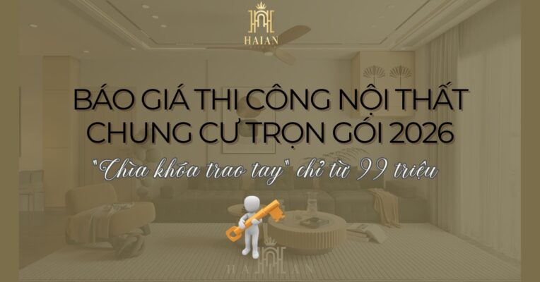 Báo giá thi công nội thất chung cư