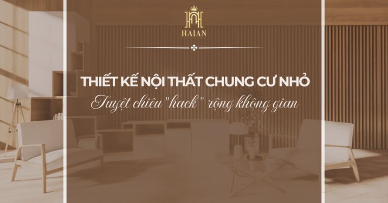 thiết kế nội thất chung cư nhỏ