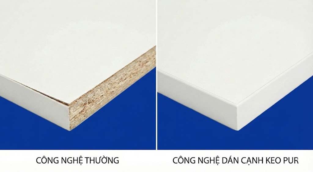 Công nghệ dán cạnh keo PUR