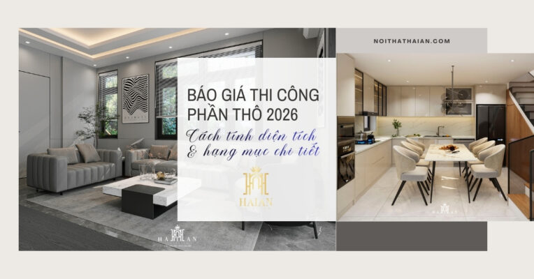 Báo giá thi công phần thô 2026