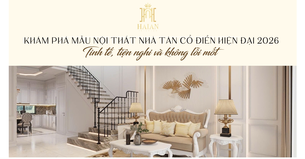 nhà tân cổ điển