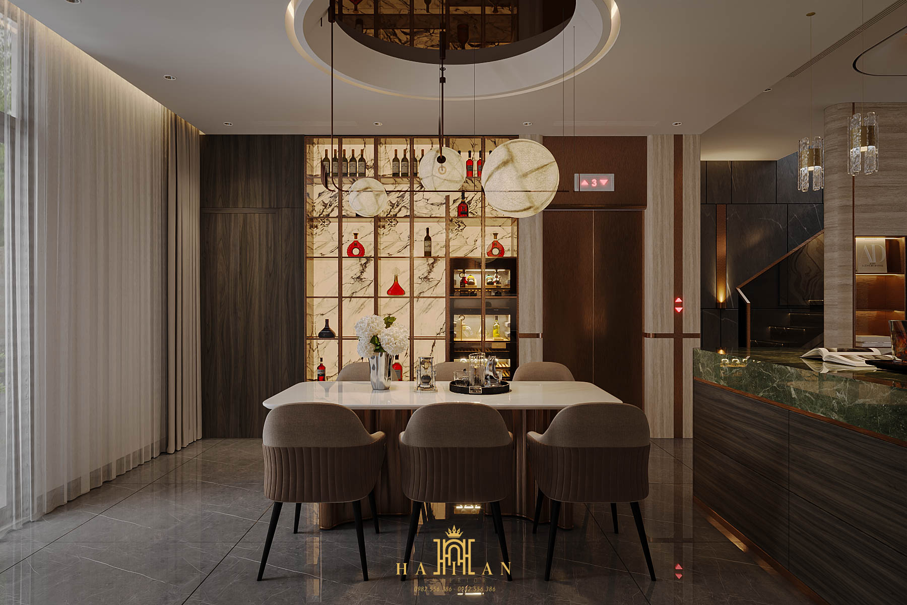 thiết kế nội thất biệt thự