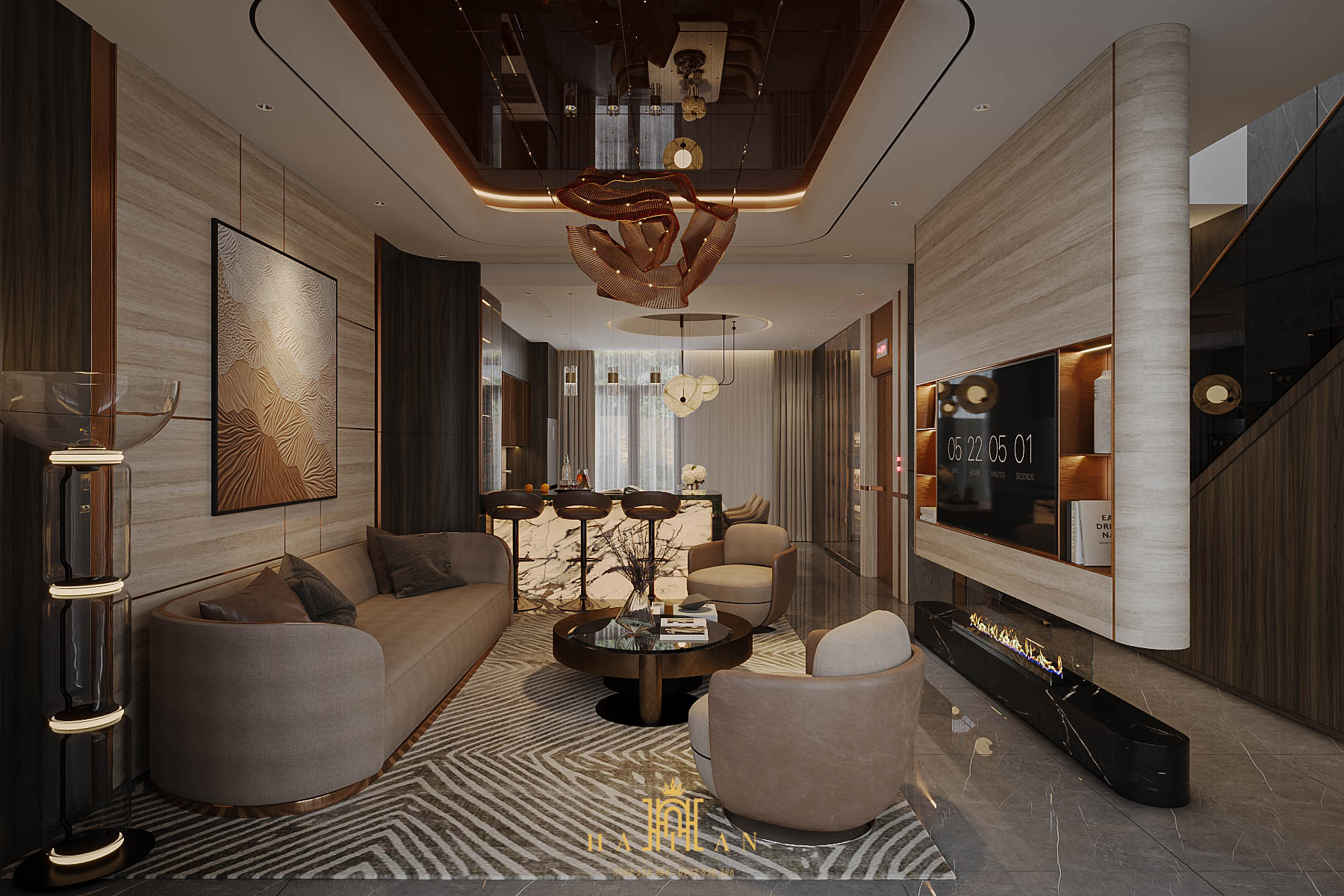 thiết kế nội thất biệt thự